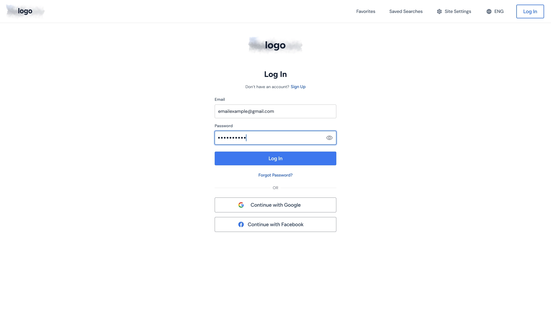 Onboarding screens