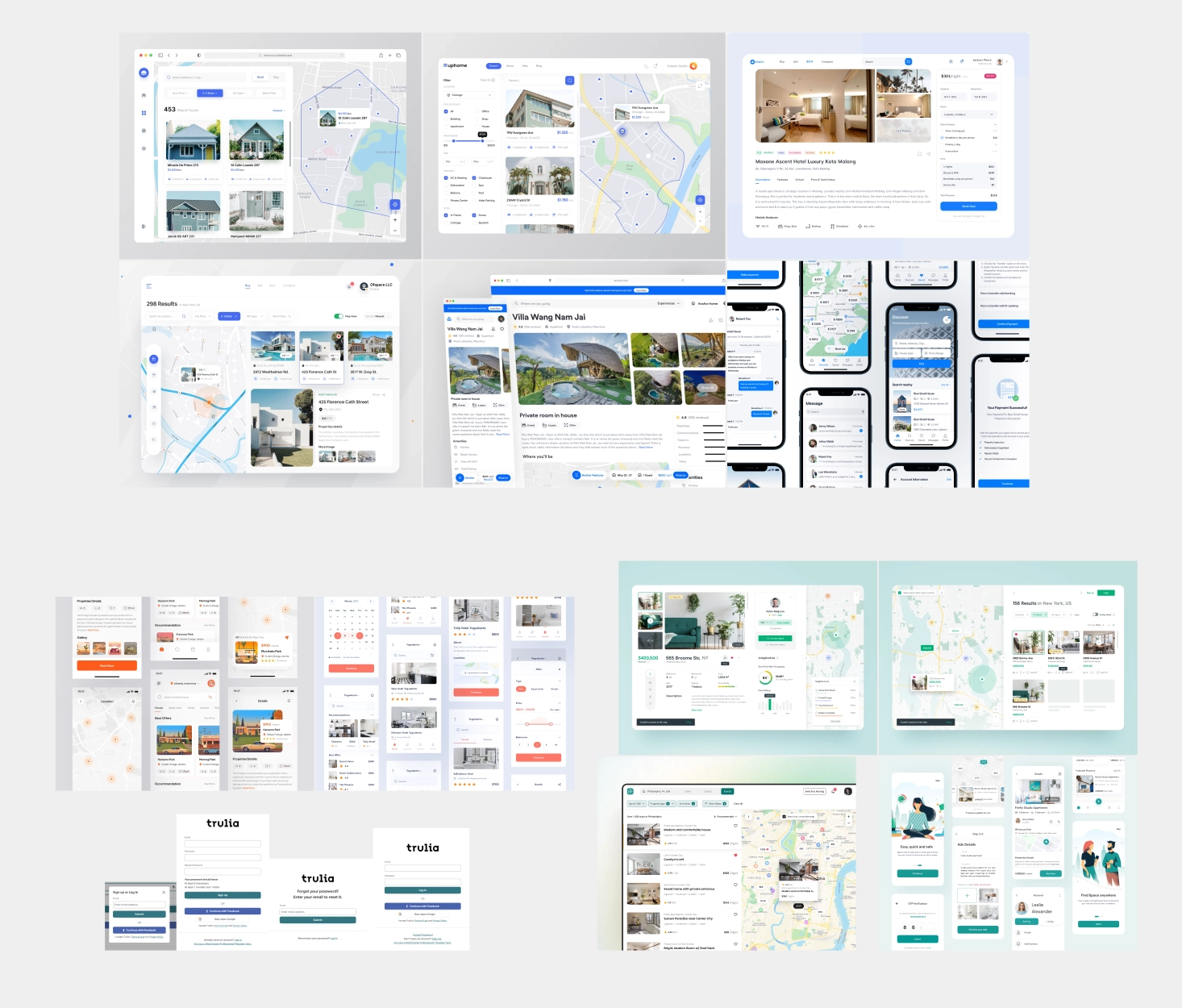 Wireframes overview